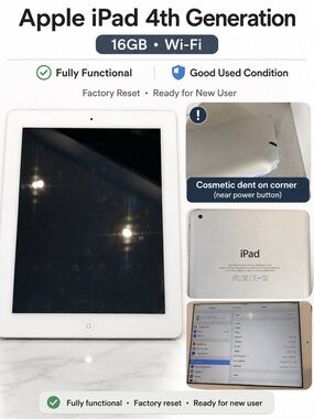 Apple iPad (4th Generation) 16gb